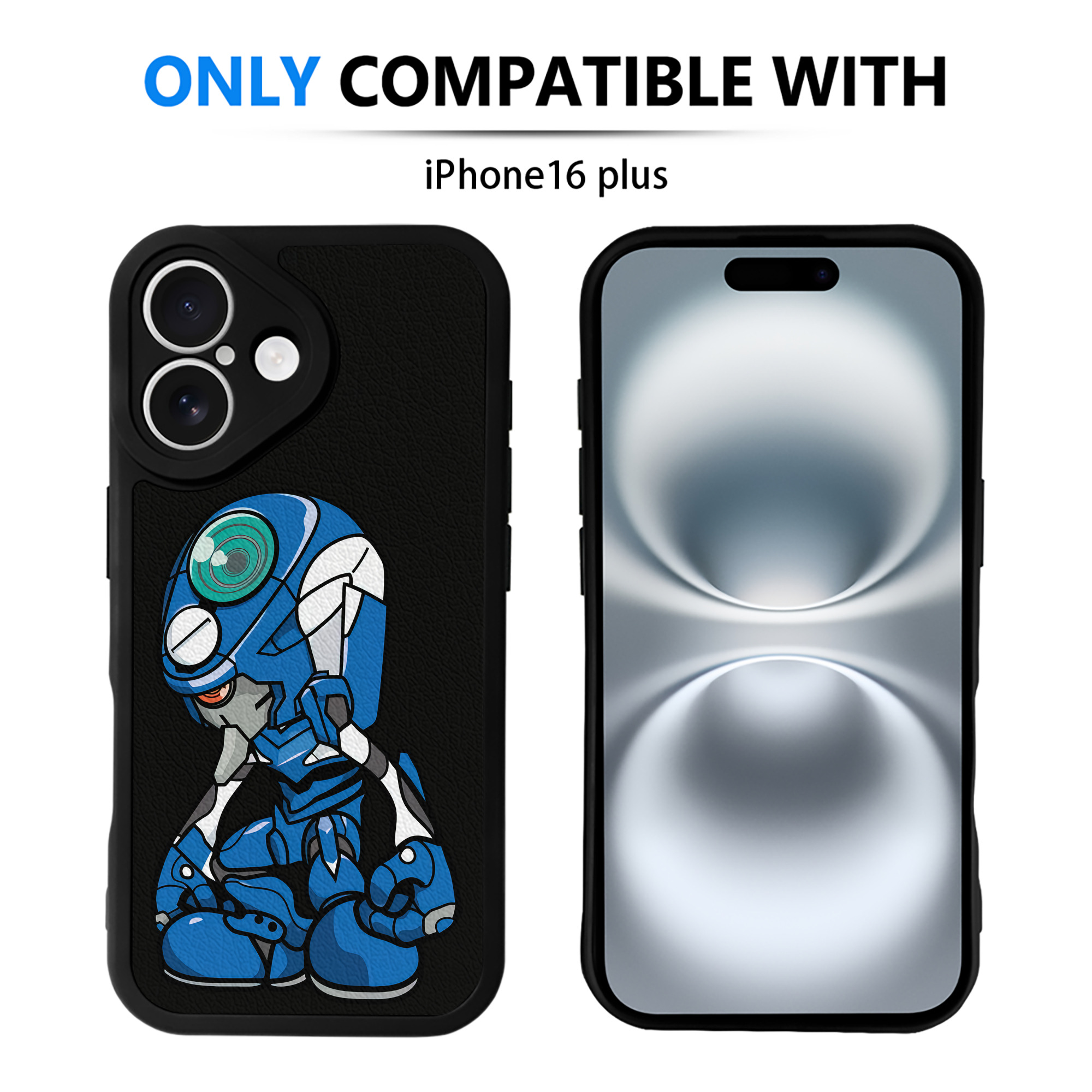 （画像用） EVA 新世紀エヴァンゲリオン 【iPhone 16シリーズ対応】シリコンスマホケース（レザー調） 材質：シリコン
